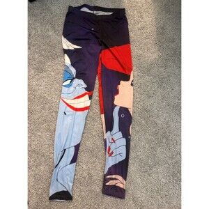 DISNEY Hot Topic MERMAID URSULA & ARIEL‎ LEGGINGS PANTS/JUNIOR LARGE